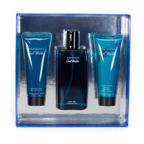 GIFTSET COOL WATER 3 PCS  42 FL By DAVIDOFF For M