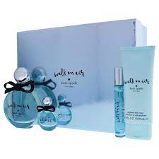 KATE SPADE WALK ON AIR L 4PCS SET 34 EDP SPRAY, 34 BC, 75ML MINI, 10ML EDP SPRAY (LOW FILL)  FOR WOMEN DESIGNERKATE By  For