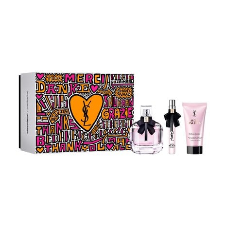 GIFTSET MON PARIS 3 PCS  3 By YVESSAINTLAURENT YSL For Women