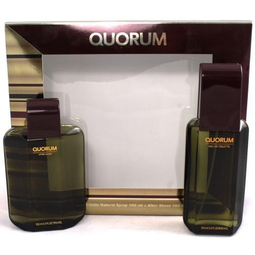 GIFTSET QUORUM 2 PCS  34 F By ANTONIO PUIG For ME