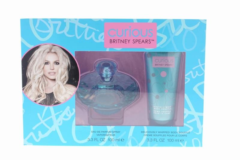 CURIOUS(W)(WB)2PC SET(33OZ EDP SP, 33OZ BODY By BRITNEY SPEARS For WOMEN