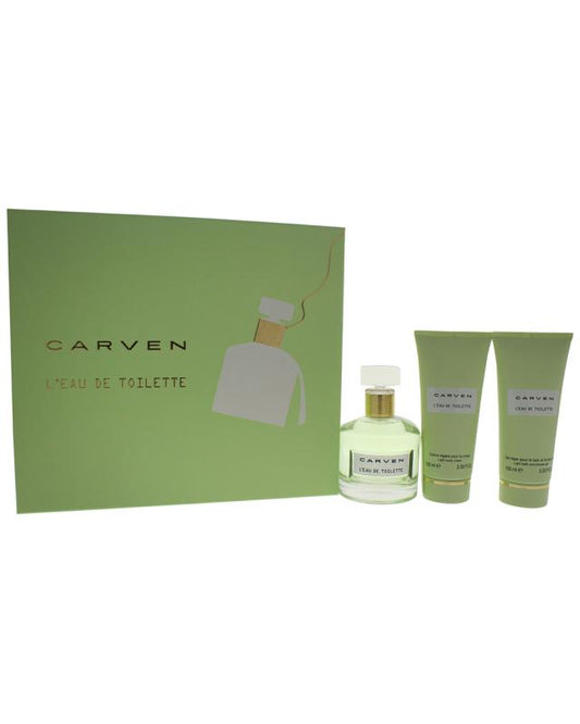 CARVEN L(EAU DE TOILETTE(W)(SR)3PC By CARVEN For WOMEN