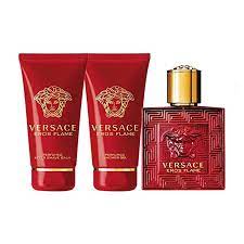 GIFTSET VERSACE EROS FLAME BY VERSACE 3 PCS  VERSACE EROS FLAME 1 By VERSACE For M